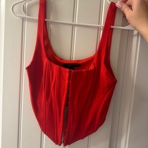 Forever 21 Vibrant Red Camisole Top